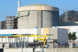 Bên ngoài nhà máy điện hạt nhân Wolseong ngày 12/1/2012. (Nguồn: Yonhap/TTXVN)