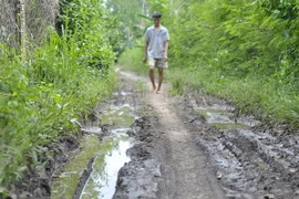 Vùng quy hoạch Sân bay Long Thành. (Ảnh: Công Phong/TTXVN)