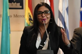 Ngoại trưởng Venezuela Delcy Rodriguez. (Nguồn: AFP/TTXVN)