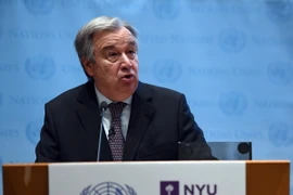 Tân Tổng thư ký Liên hợp quốc Antonio Guterres. (Nguồn: AFP/TTXVN)