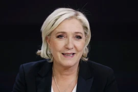 Ứng cử viên tranh cử Tổng thống Pháp Marine Le Pen. (Nguồn: AFP/TTXVN)