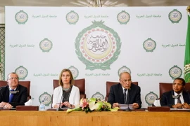 Nhóm Bộ tứ quốc tế về Libya. (Nguồn: EPA/TTXVN)