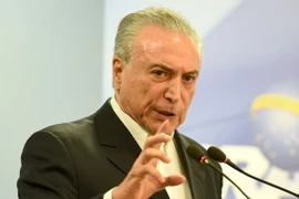 Tổng thống Brazil Michel Temer. (Nguồn: AFP/TTXVN)