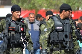 Lực lượng đặc nhiệm được tăng cường ở Tunisia. (Nguồn: AFP/TTXVN)