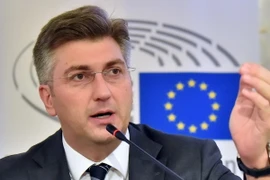 Thủ tướng Croatia Andrej Plenkovic. (Nguồn: AFP/TTXVN)