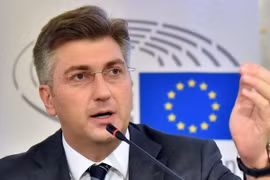 Thủ tướng Croatia Andrej Plenkovic. (Nguồn: AFP/TTXVN)