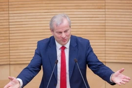 Phó Chủ tịch Quốc hội Litva, nghị sỹ thuộc đảng Dân chủ-Xã hội, ông Mindaugas Bastis. (Nguồn: Delfi)