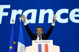 Tân Tổng thống Pháp Emmanuel Macron. (Nguồn: EPA/TTXVN)