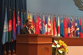 Đoàn Việt Nam do Thứ trưởng Ngoại giao, Trưởng SOM ASEAN-Việt Nam Nguyễn Quốc Dũng làm trưởng đoàn. (Nguồn: TTXVN)