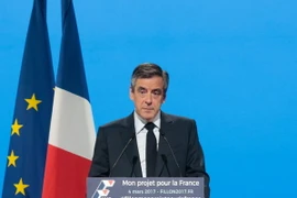 Ứng cử viên Tổng thống Pháp Francois Fillon. (Nguồn: AFP/TTXVN)
