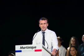 Ứng cử viên Emmanuel Macron. (Nguồn: AFP/TTXVN)