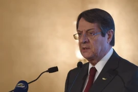 Tổng thống Cộng hòa Cyprus Nicos Anastasiades. (Nguồn: AFP/TTXVN)