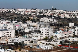 Khu định cư Givat Harsina ở thành phố Bờ Tây Hebron. (Nguồn: AFP/TTXVN)
