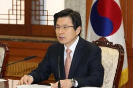 Quyền Tổng thống kiêm Thủ tướng Hàn Quốc Hwang Kyo-ahn. (Nguồn: EPA/TTXVN)