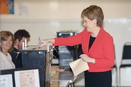 Lãnh đạo Đảng Dân tộc Scotland (SNP) Nicola Sturgeon. (Nguồn: EPA/TTXVN)