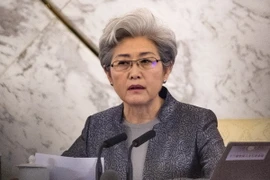 Người phát ngôn Đại hội đại biểu nhân dân toàn quốc (Quốc hội) Trung Quốc Phó Oánh. (Nguồn: THX/TTXVN)