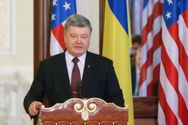 Tổng thống Ukraine Petro Poroshenko. (Nguồn: EPA/TTXVN)