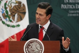 Tổng thống Mexico Enrique Peña Nieto. (Nguồn: EPA/TTXVN)