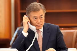 Tân Tổng thống Hàn Quốc Moon Jae-in. (Nguồn: AFP/TTXVN) 