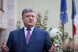Tổng thống Ukraine Petro Poroshenko. (Nguồn: EPA/TTXVN)