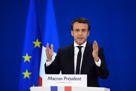 Ứng cử viên Emmanuel Macron. (Nguồn: AFP/TTXVN)