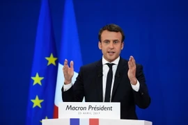 Ứng cử viên Emmanuel Macron. (Nguồn: AFP/TTXVN)