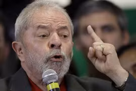 Cựu Tổng thống Brazil Lula da Silva. (Nguồn: AP)