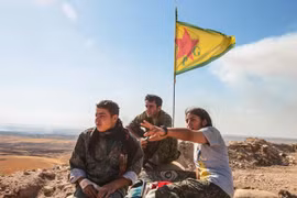 Các chiến binh người Kurd. (Ảnh: Getty Images)