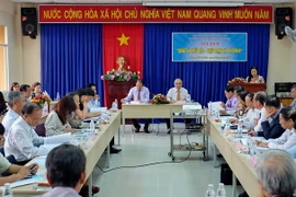 Quang cảnh buổi tọa đàm. (Ảnh: Thế Anh/TTXVN) 