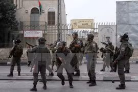 Lực lượng an ninh Israel. (Nguồn: AFP/TTXVN)