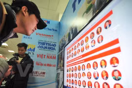 Gian hàng của Thông tấn xã Việt Nam tại Hội báo toàn quốc. Ảnh minh họa. (Ảnh: PV/Vietnam+)