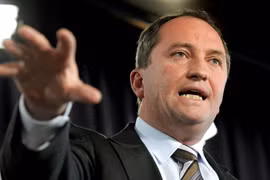 Phó Thủ tướng Australia Barnaby Joyce. (Nguồn: AFP)