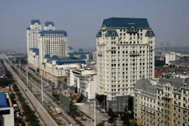 Một góc khu đô thị phía Tây Hà Nội. (Ảnh: Tuấn Anh/TTXVN)