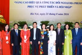 Phó Thủ tướng, Bộ trưởng Ngoại giao Phạm Bình Minh và các đại biểu dự Hội nghị. (Ảnh: Doãn Tấn/TTXVN) 