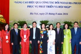 Phó Thủ tướng, Bộ trưởng Ngoại giao Phạm Bình Minh và các đại biểu dự Hội nghị. (Ảnh: Doãn Tấn/TTXVN) 