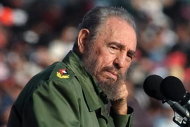 Lãnh tụ Cuba Fidel Castro tại một sự kiện ở La Habana (Cuba) ngày 1/5/2006. (Nguồn: EPA/TTXVN) 