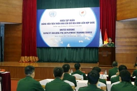 Quang cảnh khóa tập huấn. (Ảnh: An Đăng/TTXVN)