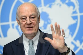 Đặc phái viên Liên hợp quốc về vấn đề Syria Staffan de Mistura. (Nguồn: AFP/TTXVN)