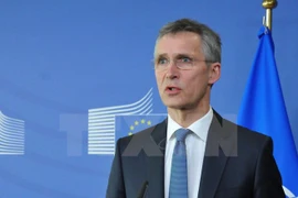 Tổng thư ký NATO Jens Stoltenberg. (Ảnh: Hương Giang/TTXVN)