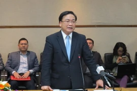 Bí thư Thành ủy Hà Nội Hoàng Trung Hải. (Nguồn: TTXVN)