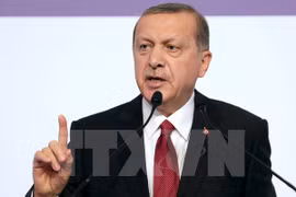 Tổng thống Thổ Nhĩ Kỳ Tayyip Erdogan. (Nguồn: AFP/TTXVN)