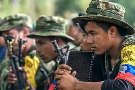 Thành viên Lực lượng Vũ trang cách mạng Colombia. (Nguồn: AFP)