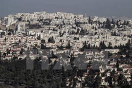 Toàn cảnh khu định cư Ramot của Israel, phía đông Jerusalem. (Nguồn: AFP/TTXVN)