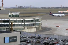 Sân bay Brussels đã tạm ngưng hoạt động sau các vụ đánh bom (Nguồn: Twitter)