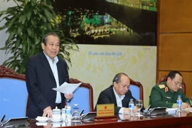 Phó Thủ tướng Trương Hòa Bình phát biểu ý kiến. (Ảnh: Doãn Tấn/TTXVN) 