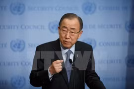 Tổng Thư ký Liên hợp quốc Ban Ki-moon. (Nguồn: AFP/TTXVN)