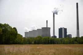 Nhà máy nhiệt điện ở Gelsenkirchen, Đức, ngày 29/4/2022. (Ảnh: AFP/TTXVN)