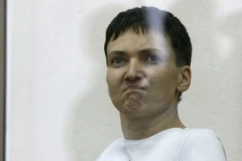 Nữ phi công người Ukraine Nadezda Savchenko. (Nguồn: AFP)