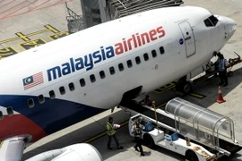 Máy bay của hãng hàng không Malaysia Airlines đỗ tại sân bay quốc tế Kuala Lumpur. (Nguồn: AFP/TTXVN)