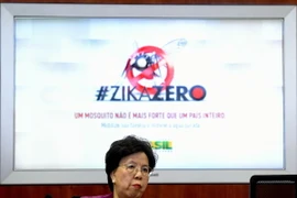 Tổng giám đốc WHO Margaret Chan phát biểu tại một cuộc họp ở Brasilia, Brazil. (Nguồn: AFP/TTXVN)